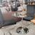 3 piece black and silver dining room set 2 thumbnail