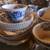 Huge Set of Blue Spode Copeland- "Old Salem" 1 thumbnail