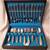 SILVER FLATWARE ONEDIA W-CHEST 70 PIECES TUDOR COMMUNITY VINTAGE MONAG 1 thumbnail