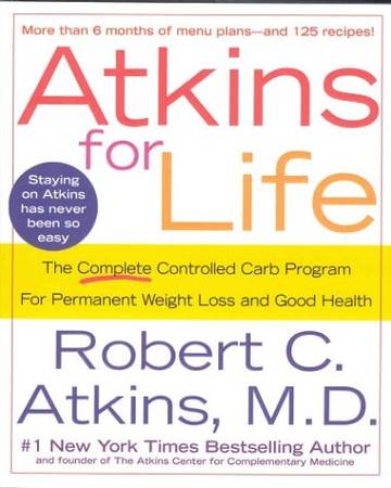 Controlled Carb Program for Permanent Weight Loss - Atkins for Life 1
