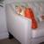 White sofa 78"long 2 thumbnail