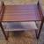 Mid century teak magazine rack . 1 thumbnail
