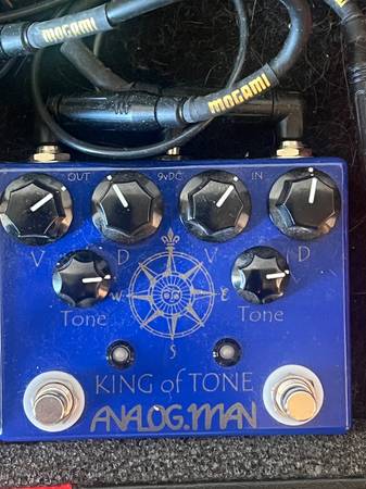 Analogman KING OF TONE in custom ordered Royal Blue hardly used 1