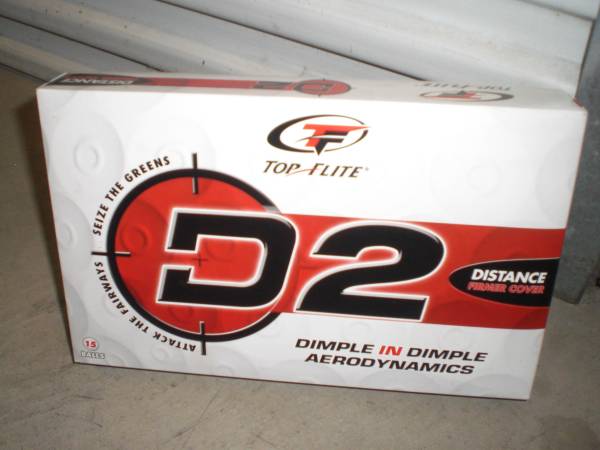 Pelotas de golf, ''D-2'' TOP FLIGHT, nuevas. - $19 (South Boston)63438961875329121