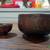 Antique Russian Wooden Bowls Set of 2 5 thumbnail