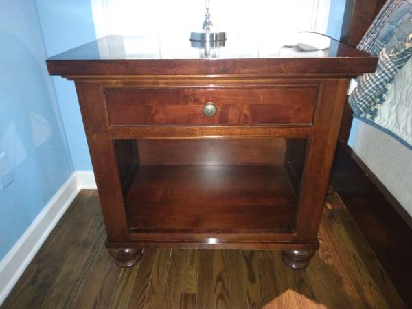Restoration Hardware Solid Cherry night stand (1) 1