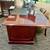 Moving sale! Executive Mahogany Pedestal Desk with Brass Handles – Cla 2 thumbnail