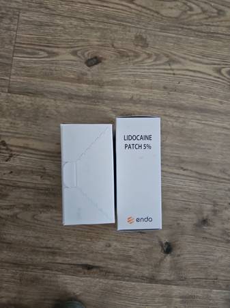 Lidocane patches box of 30 medication sealed 1