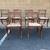 Set of 6 Sheraton saber leg mahogany dining chairs by Drexel 11 thumbnail