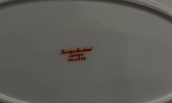 Plato ovalado para servir Limoges - $5563470441832963122