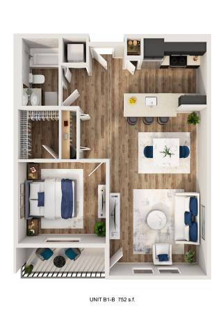 Elevate Your Life-Sophisticated 1 BR with Private Patio & Trails 1