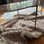 Free coffee table pink glass top  - gold metal legs-heavy / - larkspur 3 thumbnail