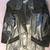 WINLIT EMBOSSED BLACK LEATHER WOMENS SM COAT w/SUEDE TRIM 4 thumbnail