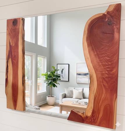 Live Edge Mirror 1