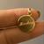 14K  Solid Yellow Gold Birthday Pendant  from Italy 2 thumbnail