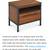 Scandinavian Mid Century Modern Rustic Nightstand 13 thumbnail