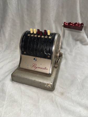 Vintage Paymaster Series S-600 Mechanical Check Protector 1