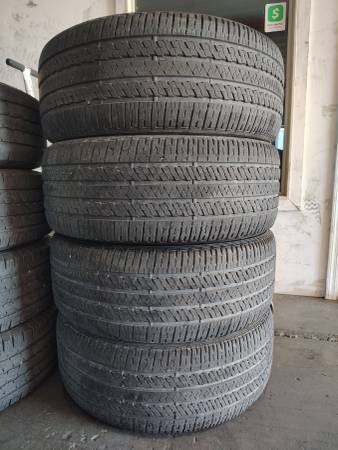 20" Tires Set of Used 265/50R20 Bridgestone 1