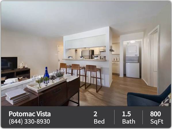 $1,795 / 2br - 800ft2 - Enjoy wonderful views from your new 800 SqFt 2 Bed / 1.5 Bath! (Woodbridge - Occoquan Bay National Wildlife Refuge)63896037431426122