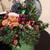 Christmas Decor Flour Tin Canister w/ floral 4 thumbnail