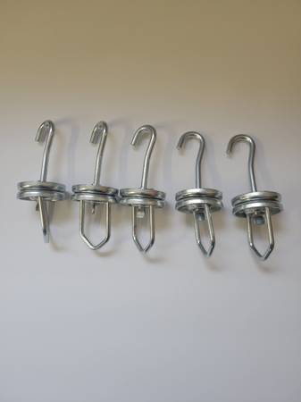 Hooks for repainting and powder coating 1