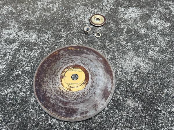 10” Tile Saw Blade with 7/8 Arbor Washer and Nut 1