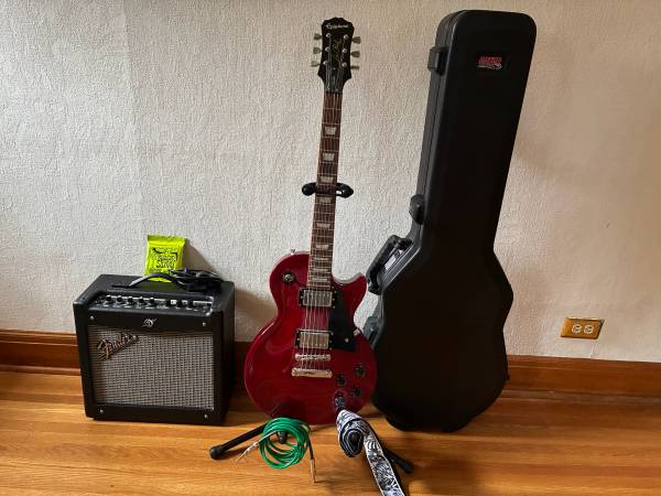Les paul epiphone complete set up 1