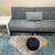66”W Futon Couch Bed 🚚 extra Sofá gris, futón 1 thumbnail