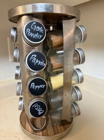 Rotating spice rack 1