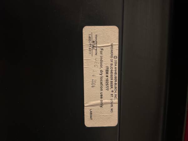 3 1/2 ft Budweiser nascar display car, hard to find - $75 (Bellingham)63435861734657124