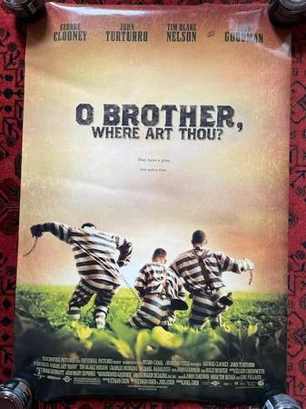 Coen Bros. O BROTHER WHERE ART THOU? (2000) Rolled DS 1 Sheet Poster 1