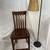Mid Century Modern  Floor Lamp w/ Hanging Pleated Lampshade 1 thumbnail