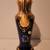 Czech Bohemia Crystal Glass Blue Decantur and 6 Wine Glasses - NEW 4 thumbnail