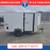 2025 Interstate 6 X 10 Victory VNose Enclosed Cargo Trailer White 1 thumbnail