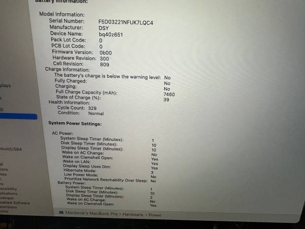 COMO NUEVO, MacBook Pro 16" de 2019, SSD de 512 GB, i7, 2,6 GHz, 16 GB - $450 (Richmond Hill, Queens)63471376471809124