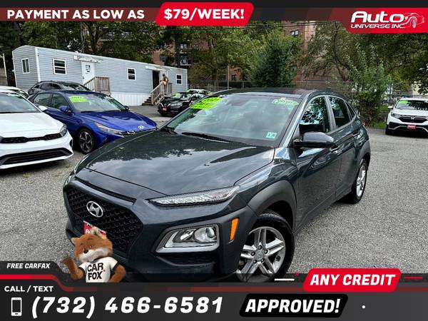 2021 Hyundai Kona SE AWDCrossover - $500 (All advertised prices are DOWN PAYMENTS)63654719496961121
