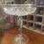 Sterling silver rim antique brilliant glass crystal Pedastal bowl 1 thumbnail