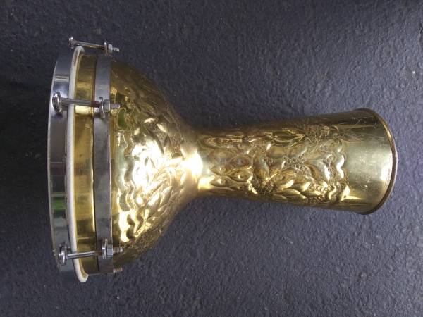 Brass Doumbek Drum 1