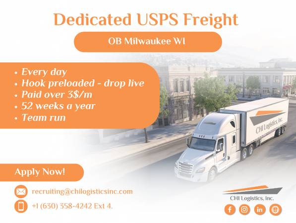 ★ DEDICATED FREIGHT - Milwaukee, WI ★ 1