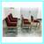 Custom Design Crimson Mohair Madison Dining Chairs, Set Of Six 4 thumbnail