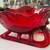 Mosser Glass Ruby Red Sleigh 9” long 11 thumbnail