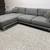 (+Delivery Opt.) Gorgeous CB2 L-Shaped Gray MCM Sectional! 1 thumbnail