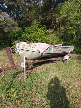 Boat and trailer 1