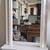 White Framed Mirror with Shelf 1 thumbnail