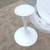 Mid-Century Modern Eero Saarinen Style Round White Tulip Dining Table 14 thumbnail