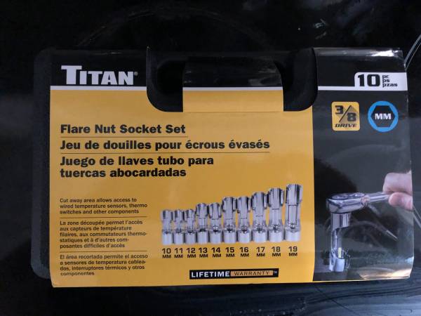 10 pc Metric Flare Nut Socket Set 1