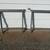 Steel adjustable work bench legs. 35 1/2" wide with adjustable height. 1 thumbnail