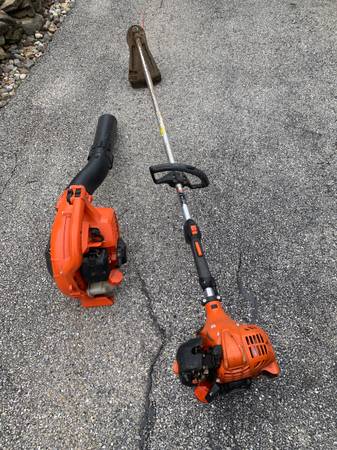 Echo leaf blower/echo weed whip edger each costs 1