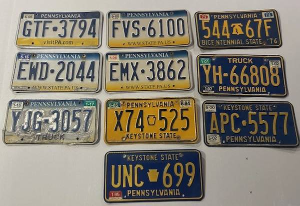 License Plates 1
