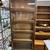 Vintage 5 Tier Glass and Wood Barrister Bookcase/Display Cabinet 1 thumbnail